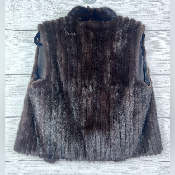 Vintage Open Front Mink Vest Jungerkes’ Furs Shreveport, LA Handmade 💗 - Picture 4 of 8